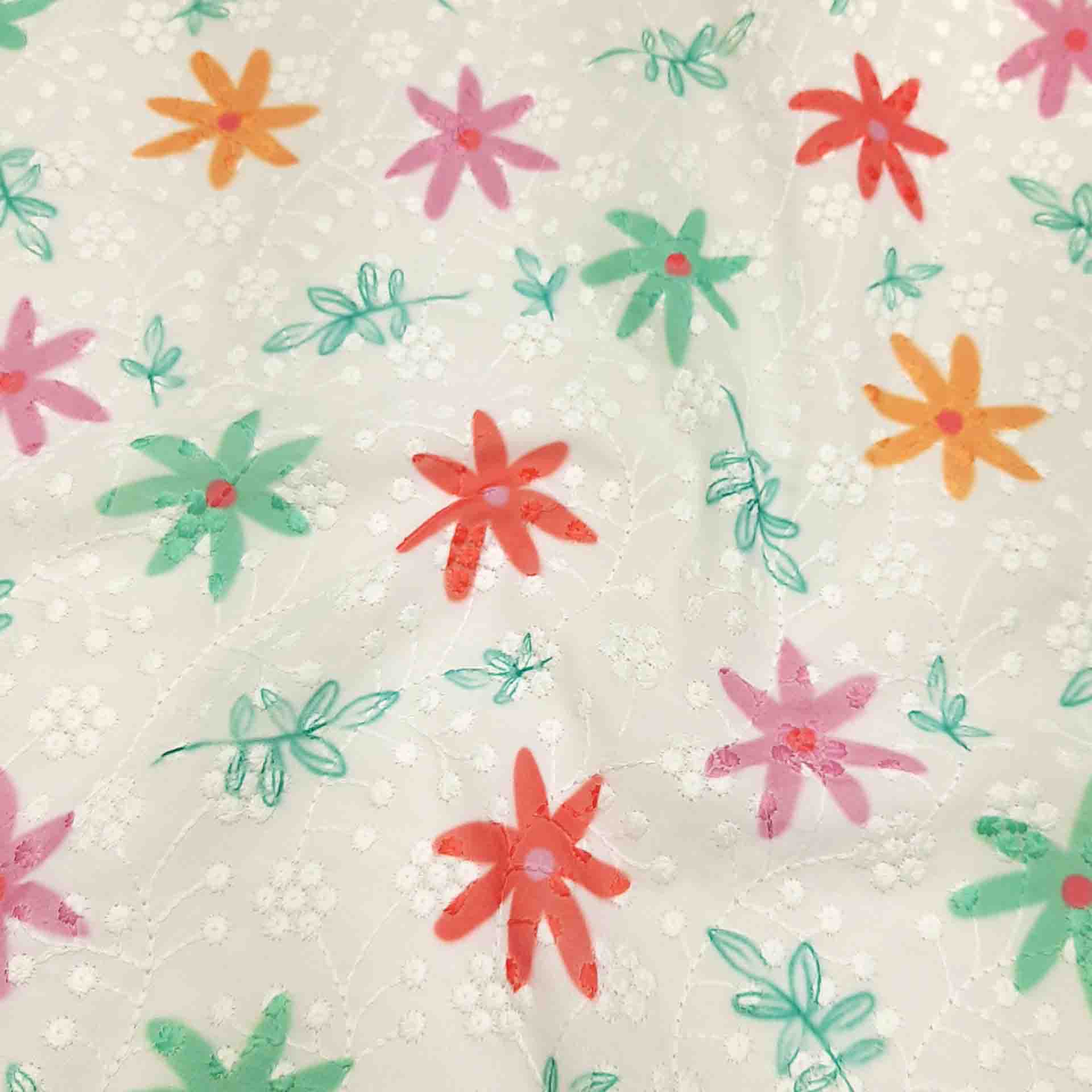 پارچه خامه دوزی پرینت 132